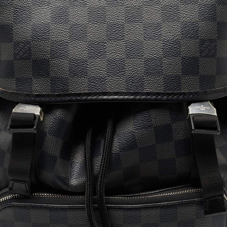 Pre Owned Louis Vuitton Damier Graphite Canvas Zack Backpack