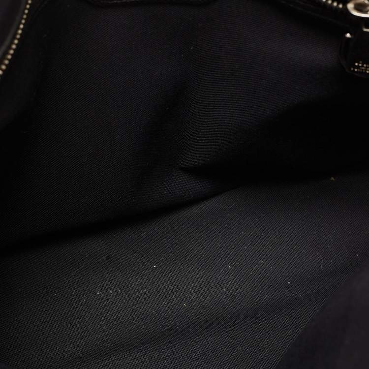 Pre Owned Louis Vuitton Dark Grey Taiga Leather Roman MM Bag