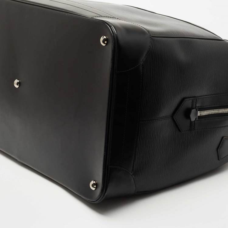 Pre Owned Louis Vuitton Black Epi Leather Bourget 55 Bag