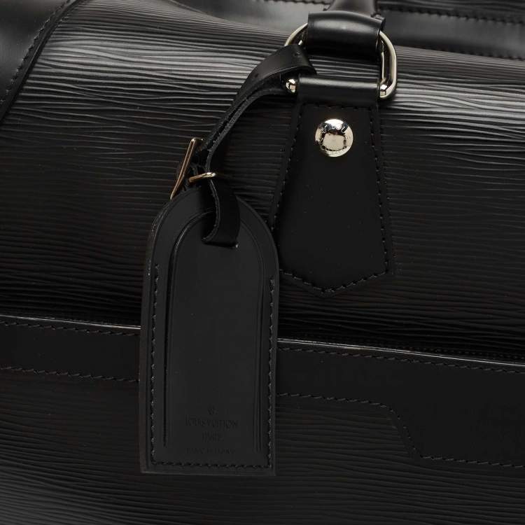 Pre Owned Louis Vuitton Black Epi Leather Bourget 55 Bag