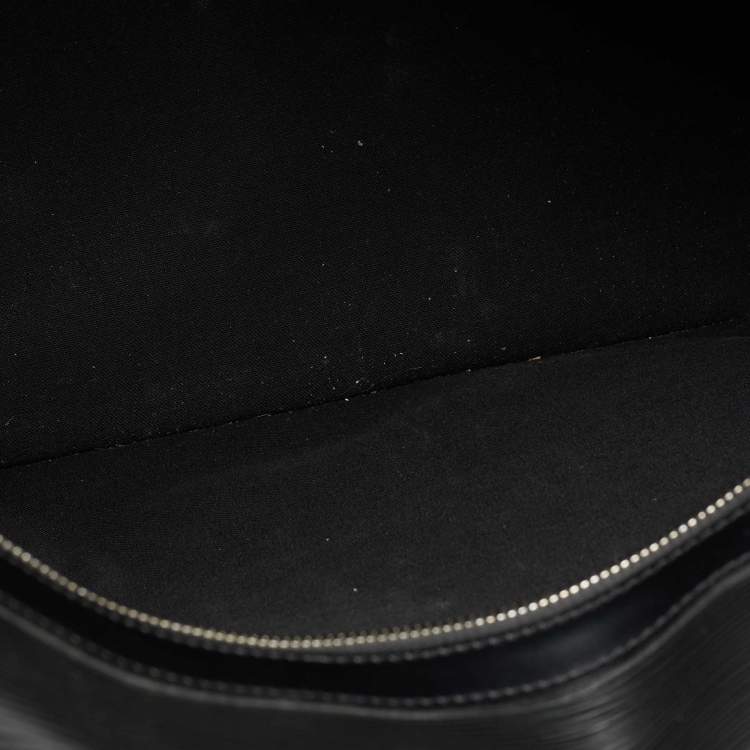 Pre Owned Louis Vuitton Black Epi Leather Bourget 55 Bag