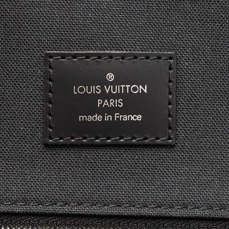 Pre Owned Louis Vuitton Black Epi Leather Bourget 55 Bag