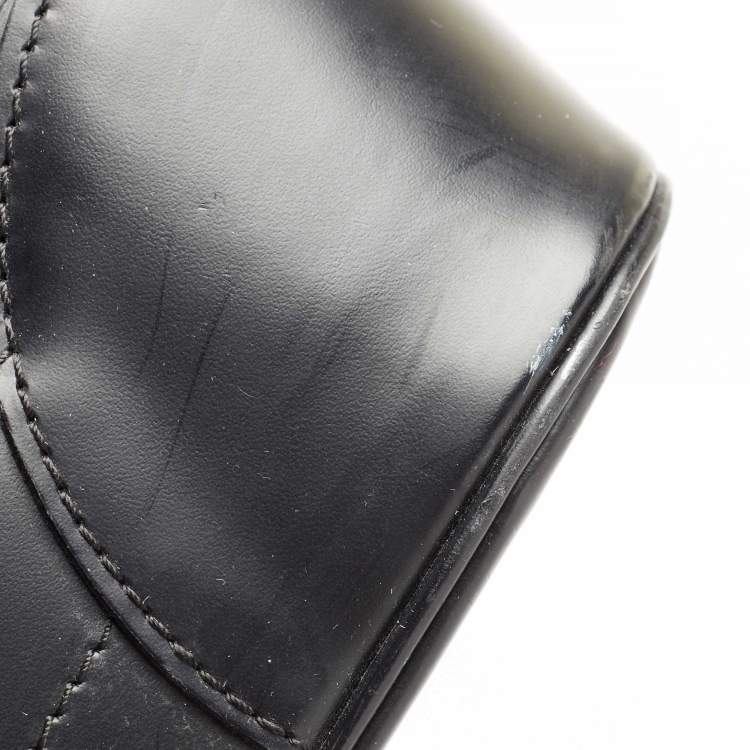 Pre Owned Louis Vuitton Black Epi Leather Bourget 55 Bag