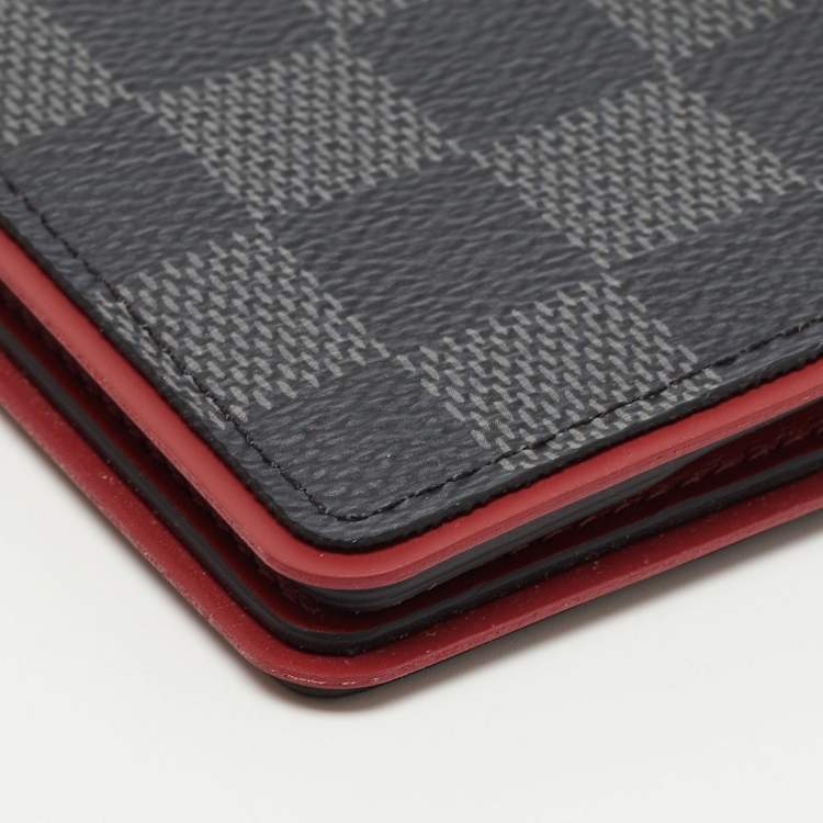 Pre Owned Louis Vuitton Damier Graphite Canvas Pocket Organizer