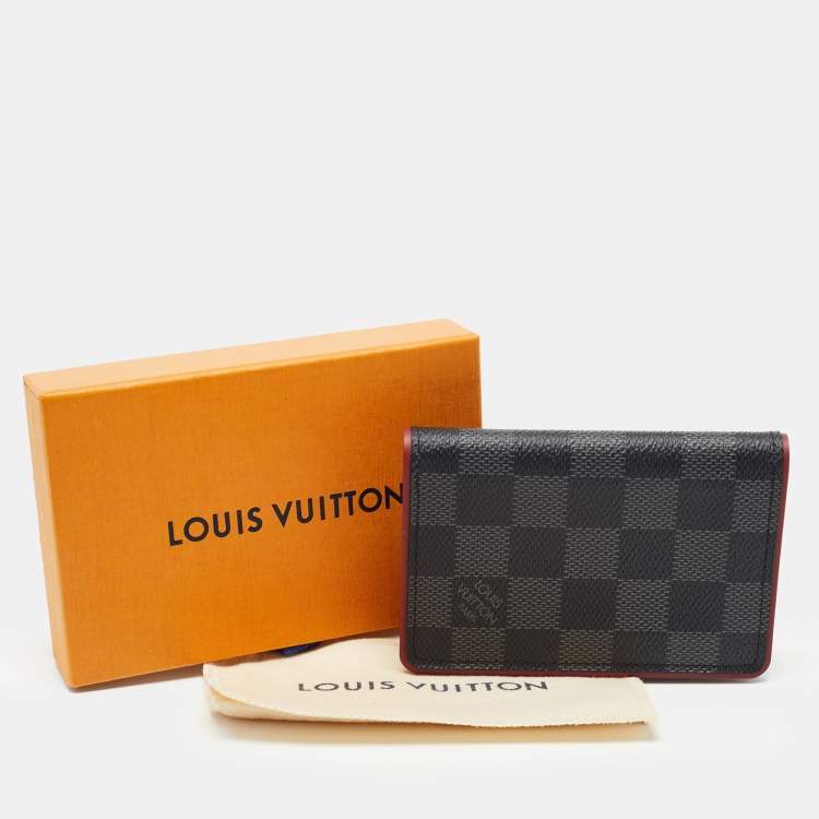 Pre Owned Louis Vuitton Damier Graphite Canvas Pocket Organizer