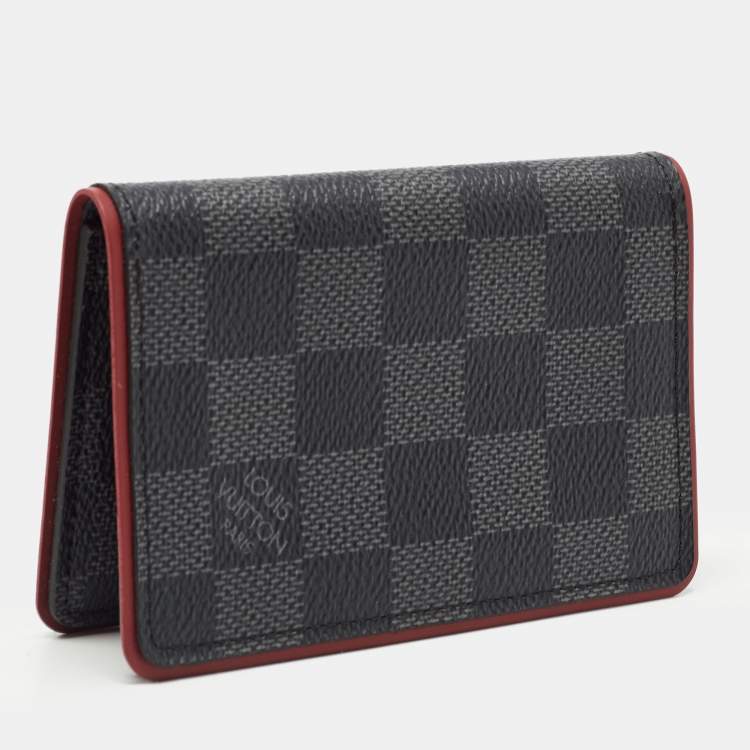 Pre Owned Louis Vuitton Damier Graphite Canvas Pocket Organizer