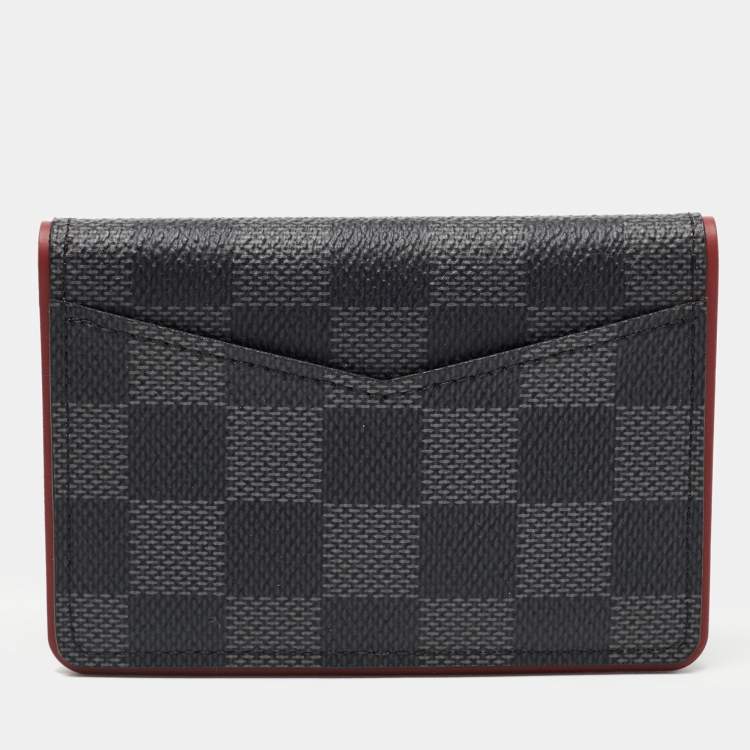 Pre Owned Louis Vuitton Damier Graphite Canvas Pocket Organizer