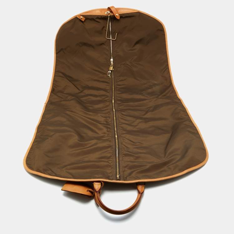 Pre Owned Louis Vuitton Monogram Canvas 2 Hangers Garment Cover Bag