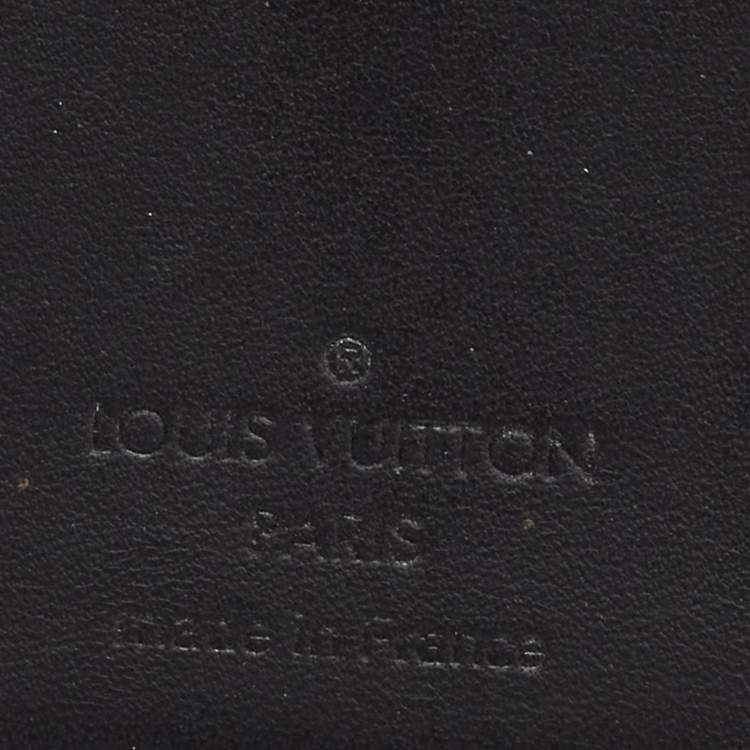 Pre Owned Louis Vuitton Monogram Shadow Leather Pocket Organizer
