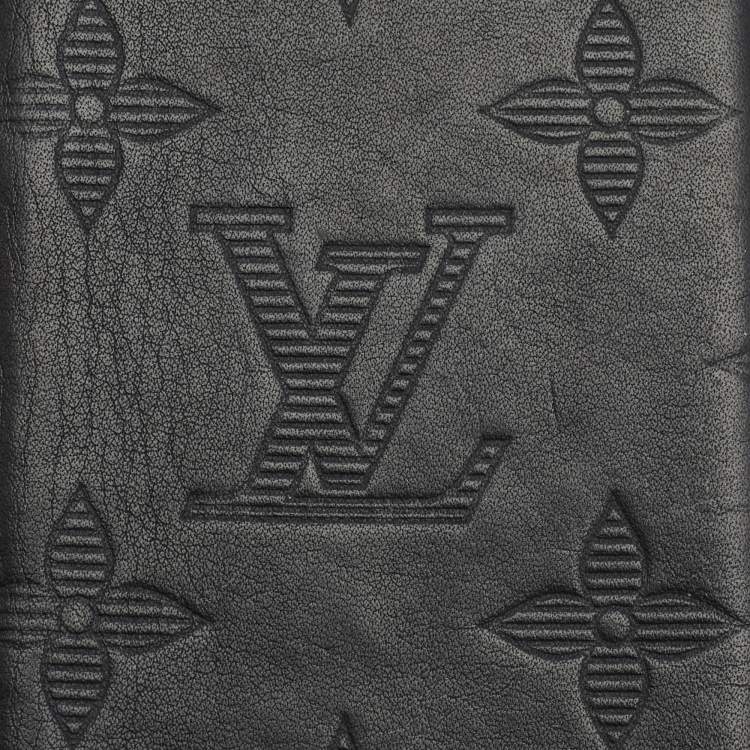 Pre Owned Louis Vuitton Monogram Shadow Leather Pocket Organizer