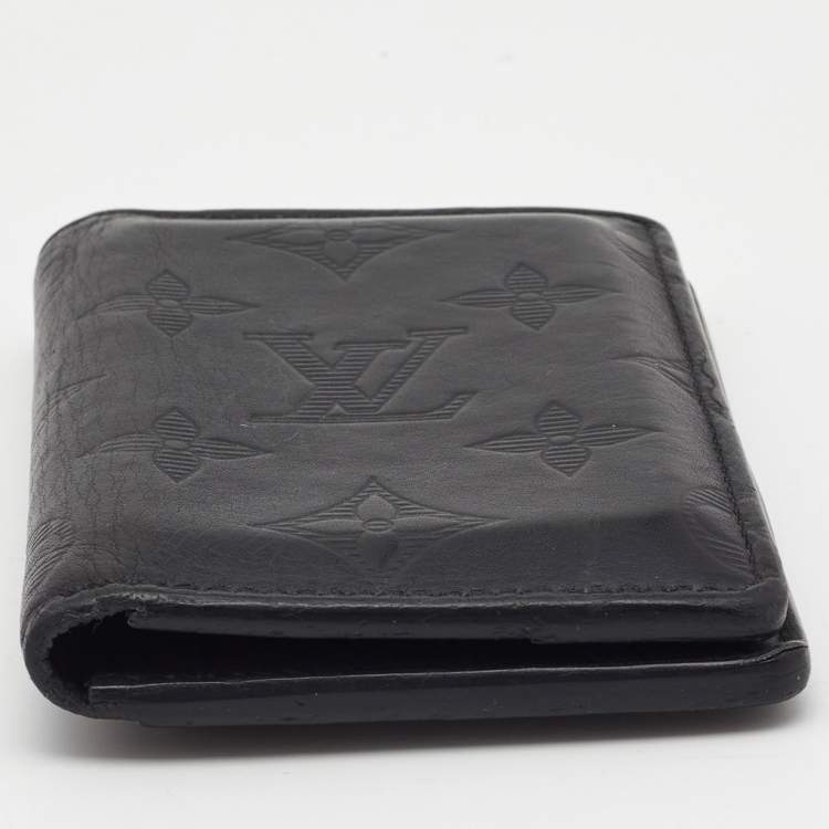 Pre Owned Louis Vuitton Monogram Shadow Leather Pocket Organizer