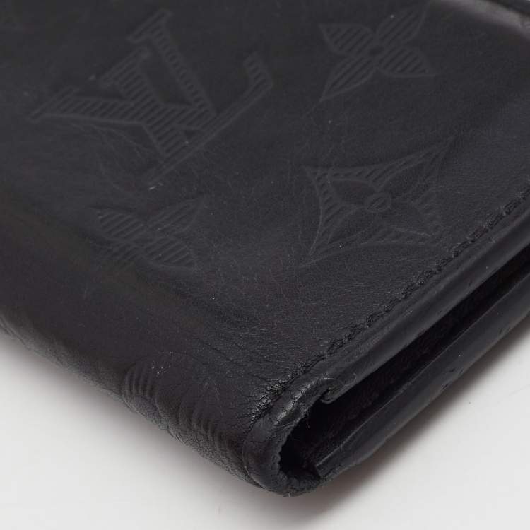 Pre Owned Louis Vuitton Monogram Shadow Leather Pocket Organizer