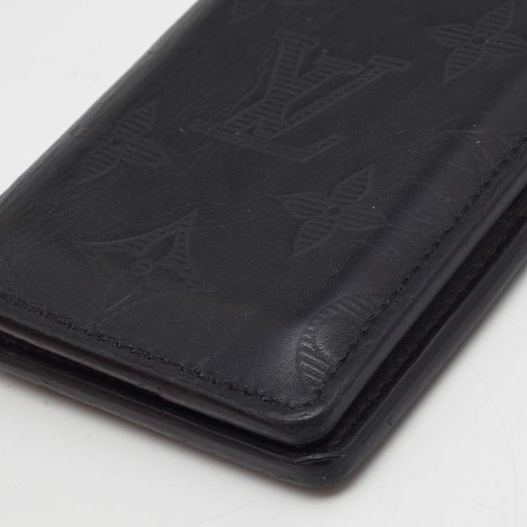 Pre Owned Louis Vuitton Monogram Shadow Leather Pocket Organizer