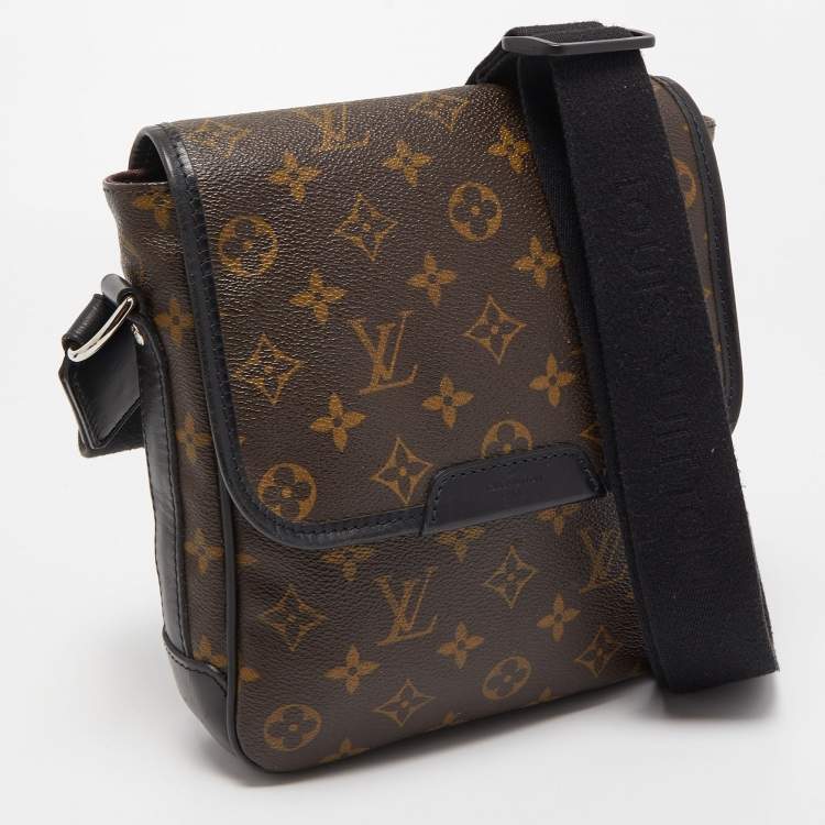 Pre Owned Louis Vuitton Monogram Macassar Canvas Bass PM Bag
