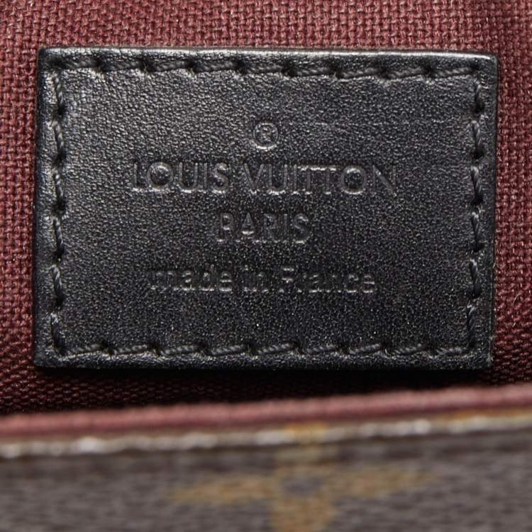 Pre Owned Louis Vuitton Monogram Macassar Canvas Bass PM Bag