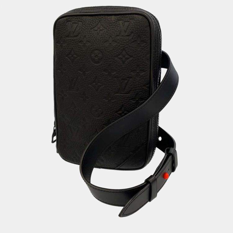Arbejdsløs Betaling Vejnavn Louis Vuitton Black Monogram Empreinte Leather Utility Side Bag Louis  Vuitton | TLC
