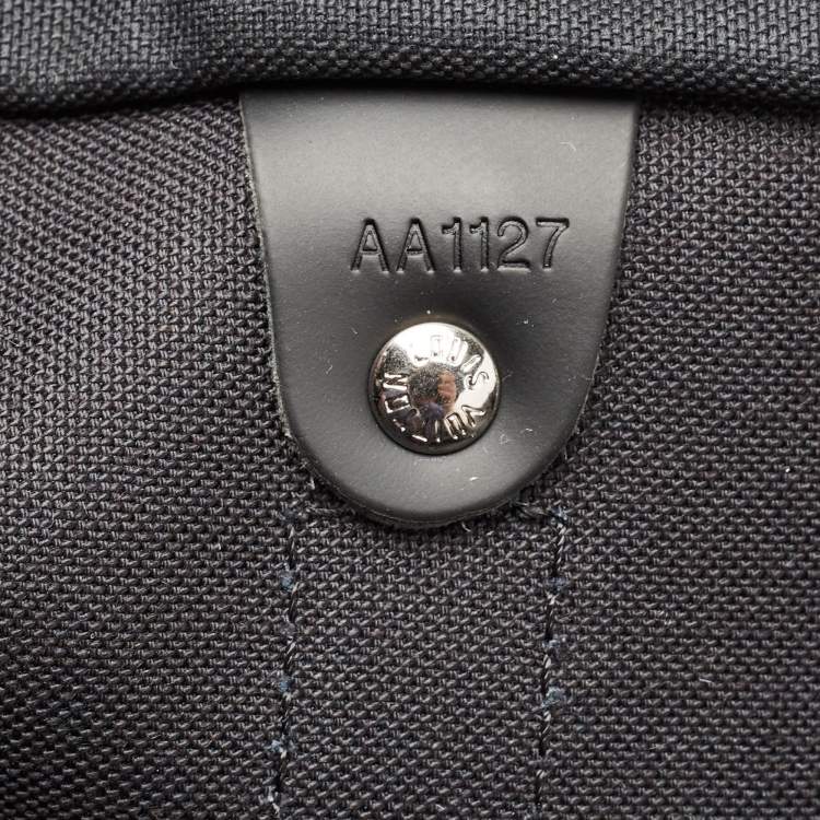 Pre Owned Louis Vuitton Monogram Eclipse Canvas Keepall Bandoulière 45 