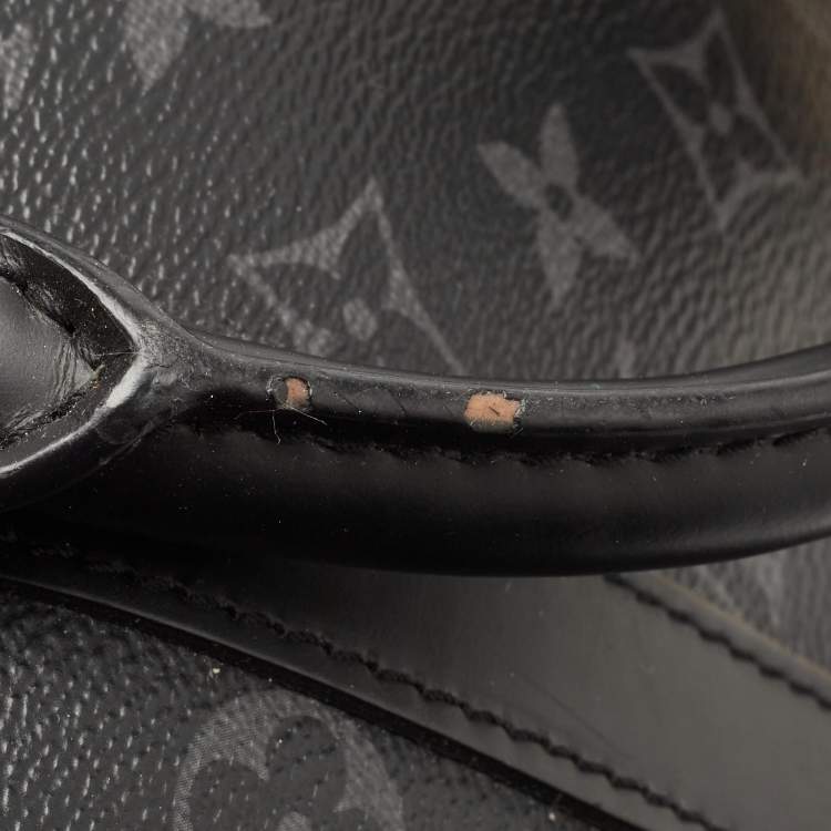 Pre Owned Louis Vuitton Monogram Eclipse Canvas Keepall Bandoulière 45 
