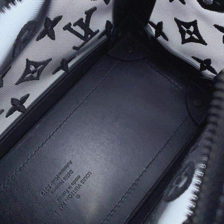 Pre Owned Louis Vuitton Black Monogram Mesh Soft Trunk Shoulder Bag