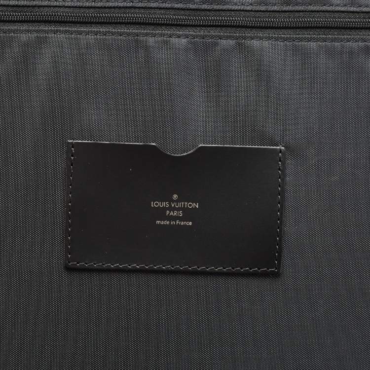 Pre Owned Louis Vuitton Black Taiga Leather Pegase Legere 55 Business Suitcase