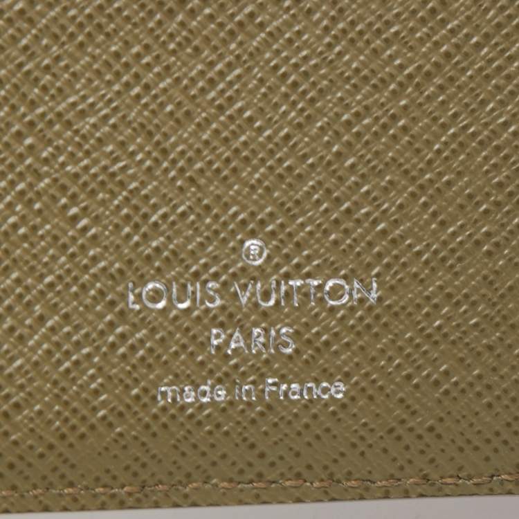 Pre Owned Louis Vuitton Green Epi Leather Multiple Wallet