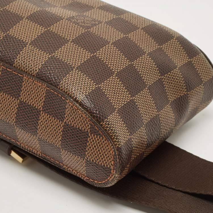 Pre Owned Louis Vuitton Damier Ebene Canvas Geronimos Belt Bag