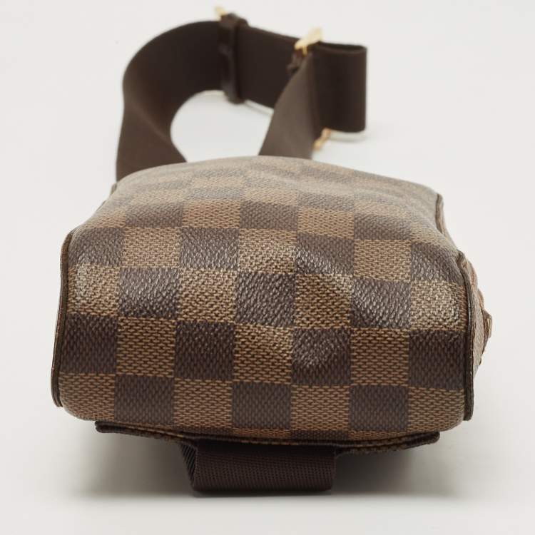 Pre Owned Louis Vuitton Damier Ebene Canvas Geronimos Belt Bag