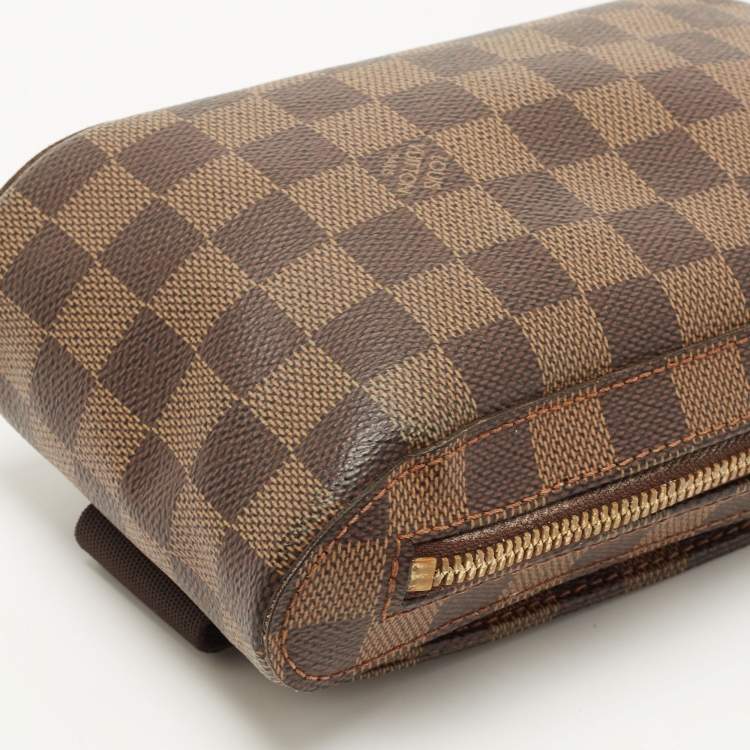 Pre Owned Louis Vuitton Damier Ebene Canvas Geronimos Belt Bag