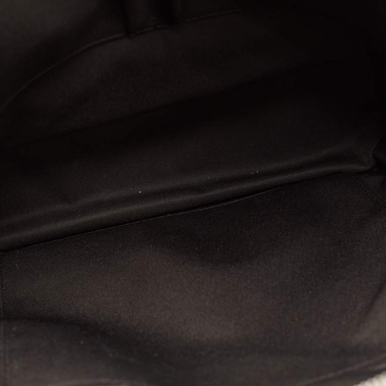Pre Owned Louis Vuitton Black Damier Ebene Canvas and Leather Jake Backpack 