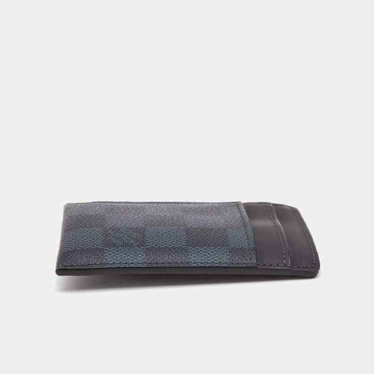 Pre Owned Louis Vuitton Damier Graphite Canvas Pince Money Clip Cardholder