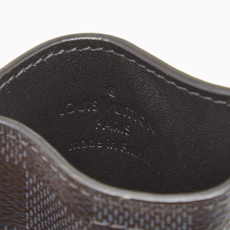 Pre Owned Louis Vuitton Damier Graphite Canvas Pince Money Clip Cardholder