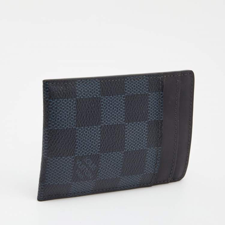 Pre Owned Louis Vuitton Damier Graphite Canvas Pince Money Clip Cardholder