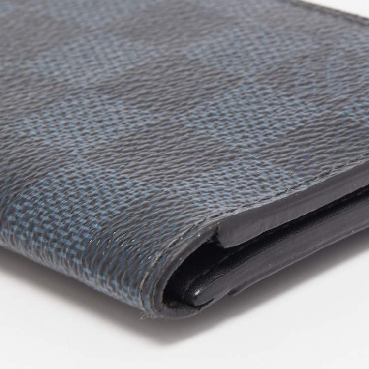 Pre Owned Louis Vuitton Damier Cobalt Canvas Pocket Organizer
