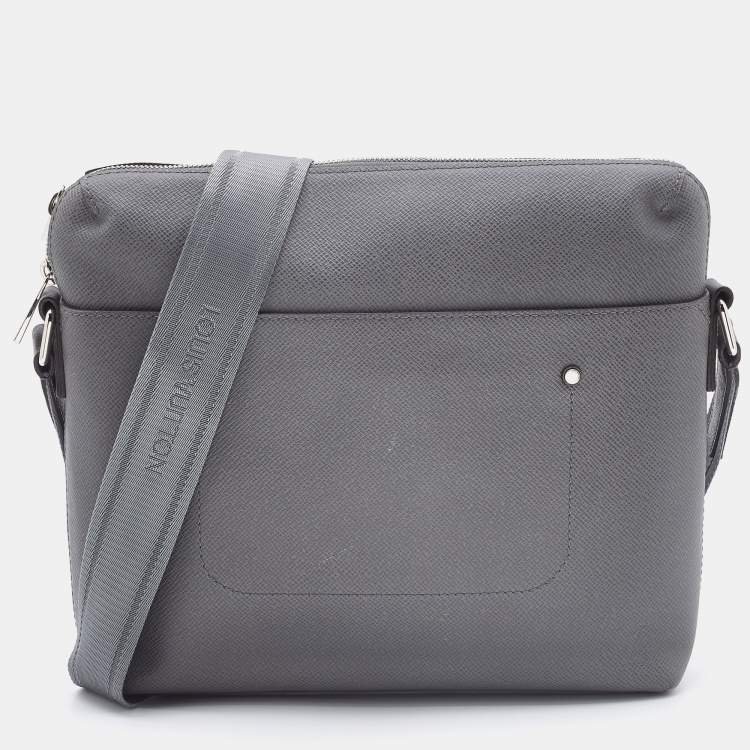 Louis Vuitton Grey Taiga Leather Monogram Taigrama Outdoor Messenger Bag  Louis Vuitton | The Luxury Closet