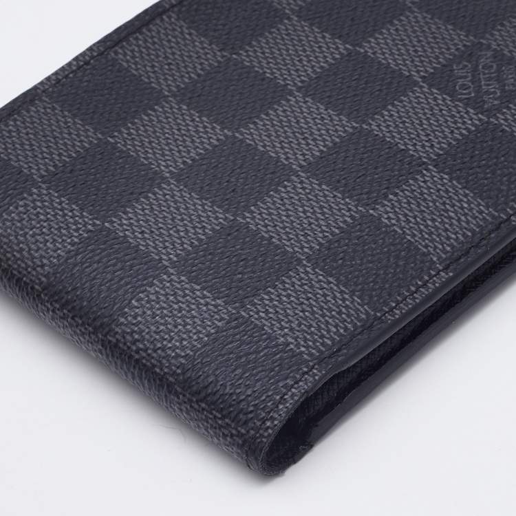 Pre Owned Louis Vuitton Damier Graphite Canvas Multiple Bifold Wallet
