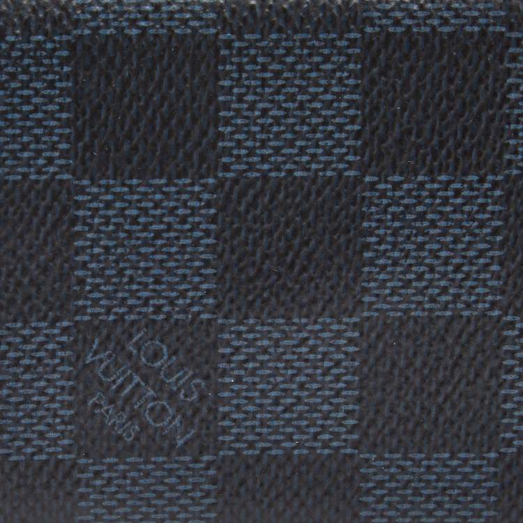 Pre Owned Louis Vuitton Damier Graphite Pince Card Holder