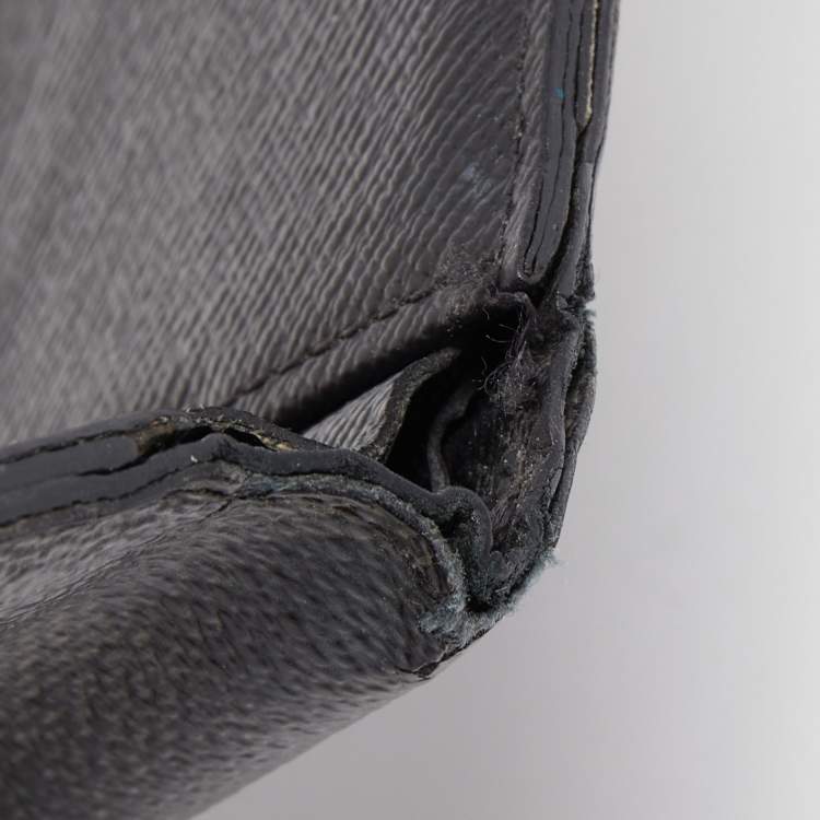 Pre Owned Louis Vuitton Damier Graphite Canvas Multiple Bifold Wallet