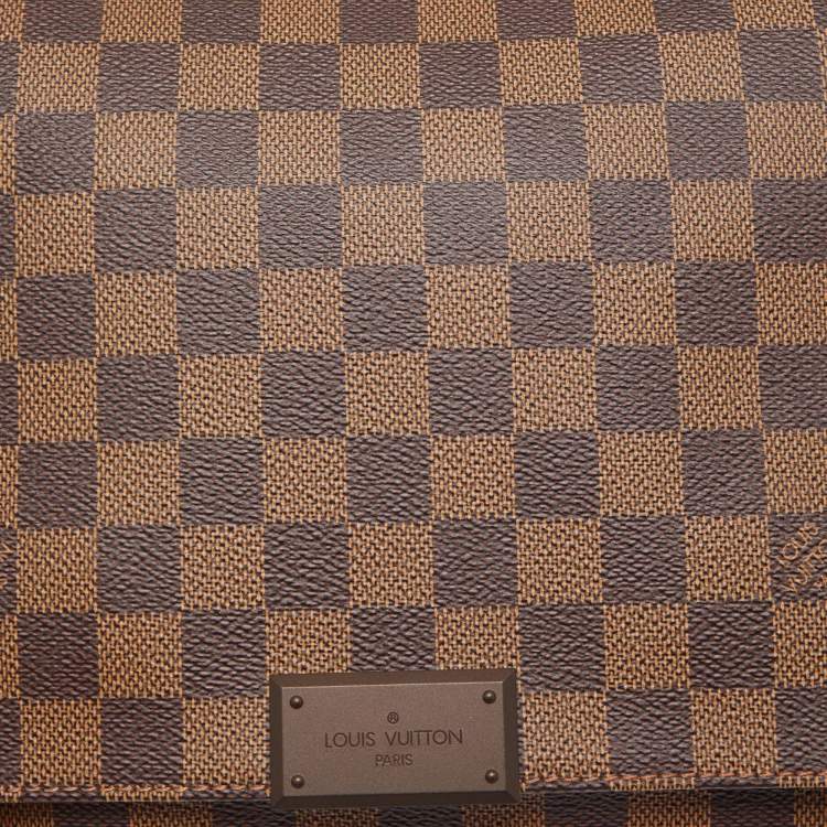 Pre Owned Louis Vuitton Damier Ebene Canvas District PM Bag