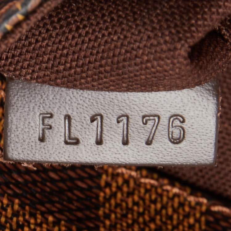 Pre Owned Louis Vuitton Damier Ebene Canvas District PM Bag