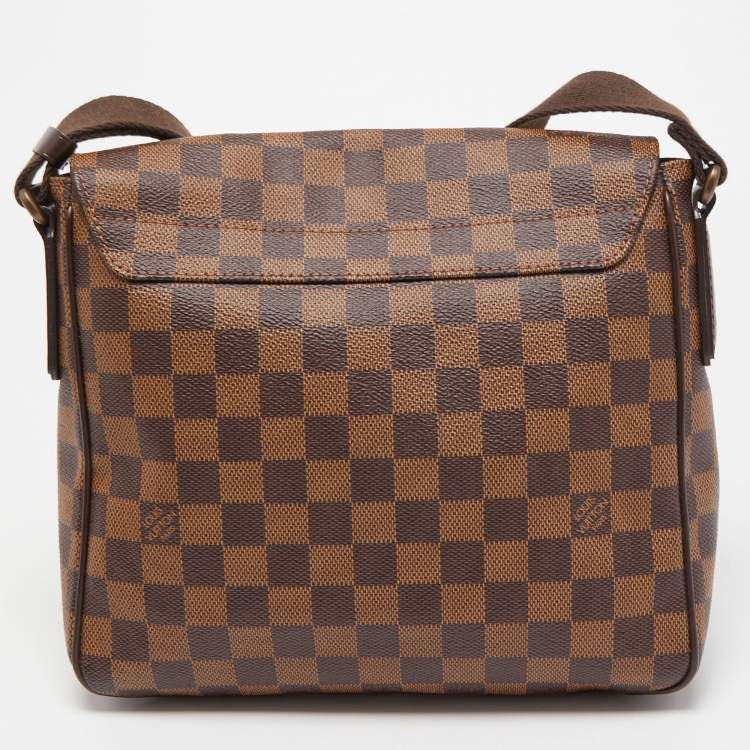 Pre Owned Louis Vuitton Damier Ebene Canvas District PM Bag