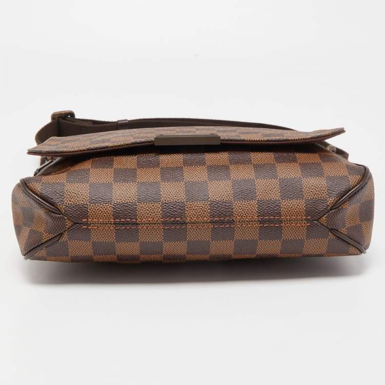 Pre Owned Louis Vuitton Damier Ebene Canvas District PM Bag