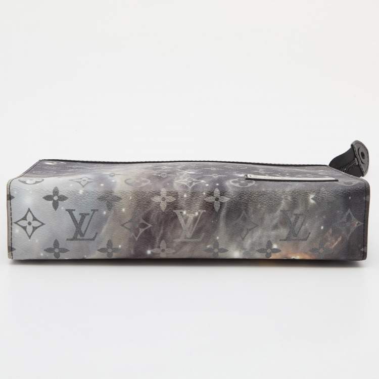 Pre Owned Louis Vuitton Monogram Galaxy Pochette Voyage MM