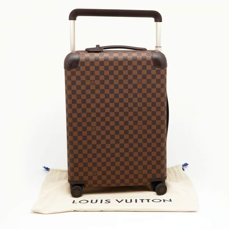 Pre Owned Louis Vuitton Damier Ebene Canvas Horizon 55 Suitcase