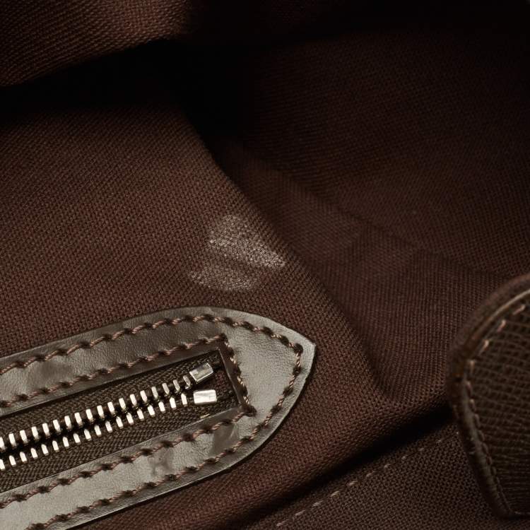 Pre Owned Louis Vuitton Black/Green Taiga Leather Dersou Messenger Bag