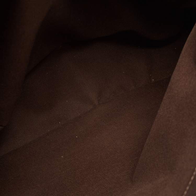 Pre Owned Louis Vuitton Black/Green Taiga Leather Dersou Messenger Bag