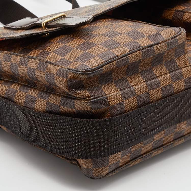 Pre Owned Louis Vuitton Damier Ebene Canvas Broadway Messenger Bag
