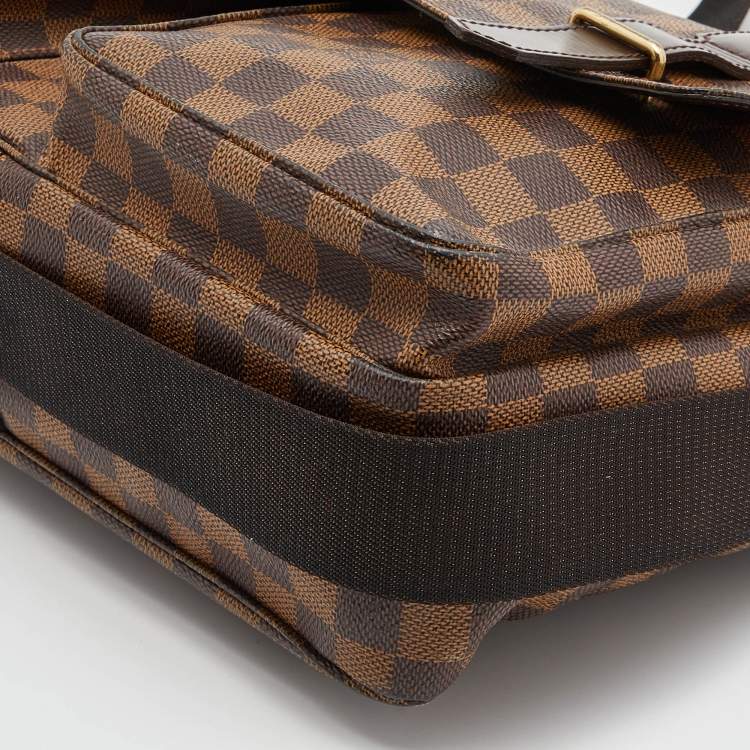 Pre Owned Louis Vuitton Damier Ebene Canvas Broadway Messenger Bag