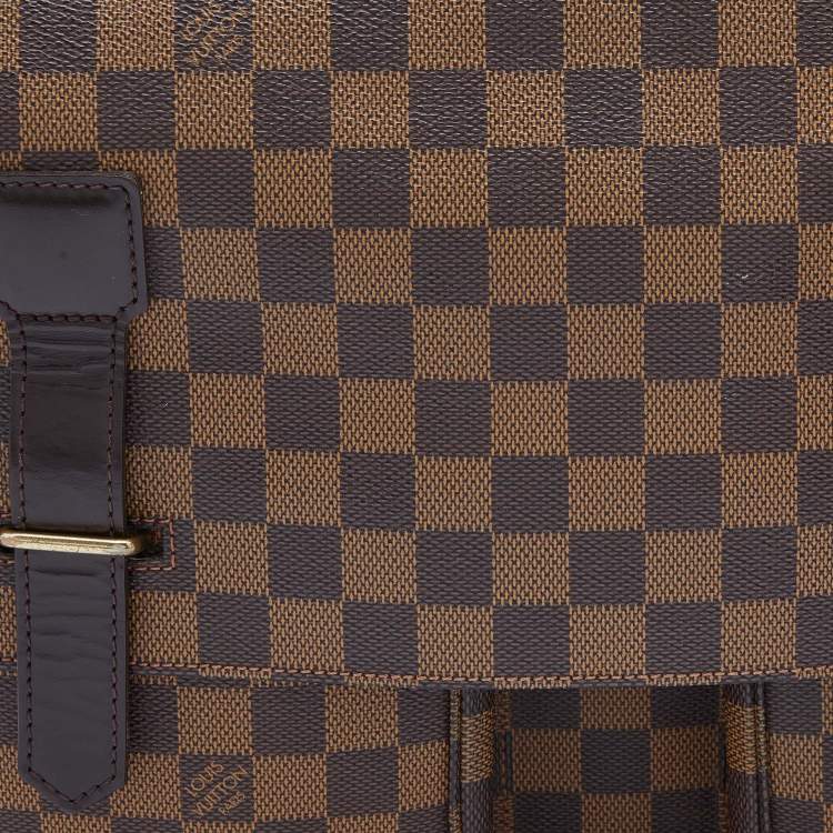 Pre Owned Louis Vuitton Damier Ebene Canvas Broadway Messenger Bag