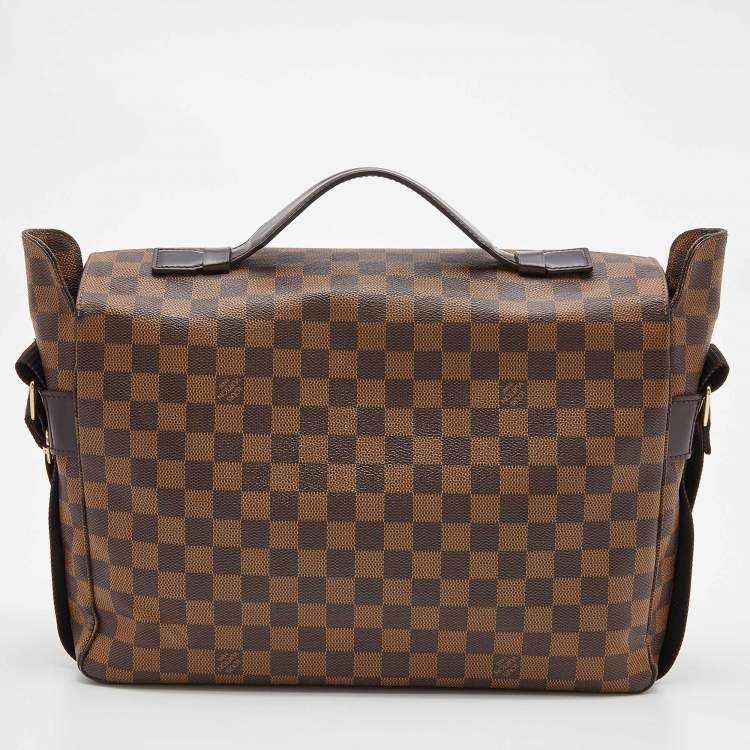 Pre Owned Louis Vuitton Damier Ebene Canvas Broadway Messenger Bag