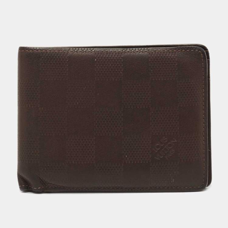 Louis Vuitton Brown Infini Leather Multiple Bifold Wallet Louis